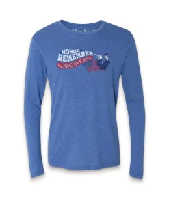 Men'S Ridiculously Soft Lightweight Long Sleeve Graphic Crew Shirt | Honor And Remember