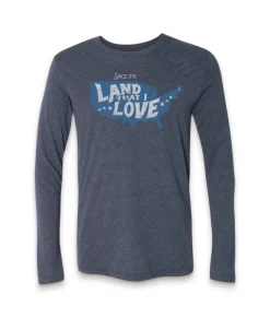 Men'S Ridiculously Soft Lightweight Long Sleeve Graphic Tee | Land That I Love