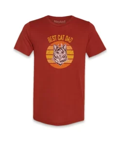 Men'S Ridiculously Soft Lightweight Graphic Tee | Best Cat Dad