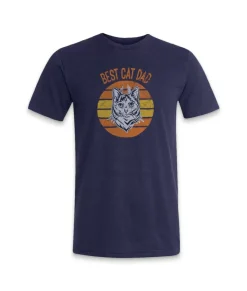 Men'S Ridiculously Soft Lightweight Graphic Tee | Best Cat Dad
