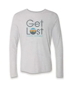 Men'S Ridiculously Soft Lightweight Long Sleeve Graphic Tee | Get Lost
