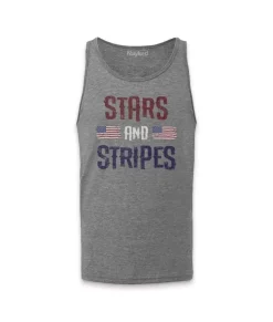 Men'S Ridiculously Soft Lightweight Graphic Tank | Stars & Stripes