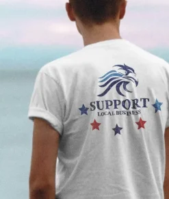 Men'S Ridiculously Soft Lightweight Graphic Tee | Support Local Business