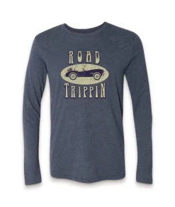 Men'S Ridiculously Soft Lightweight Long Sleeve Graphic Tee | Road Trippin