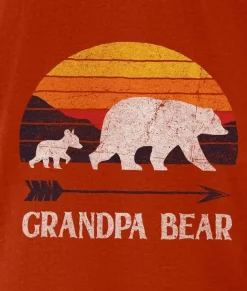 Men'S Ridiculously Soft Lightweight Graphic Tee | Grandpa Bear