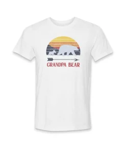 Men'S Ridiculously Soft Lightweight Graphic Tee | Grandpa Bear