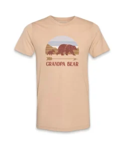 Men'S Ridiculously Soft Lightweight Graphic Tee | Grandpa Bear