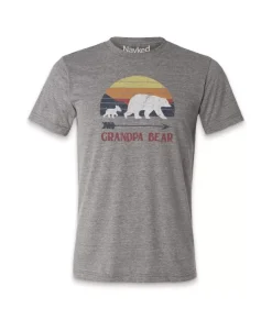 Men'S Ridiculously Soft Lightweight Graphic Tee | Grandpa Bear