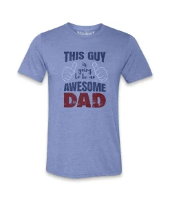 Men'S Ridiculously Soft Lightweight Graphic Tee | Awesome Dad-To-Be