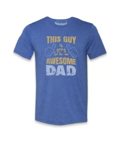 Men'S Ridiculously Soft Lightweight Graphic Tee | Awesome Dad-To-Be