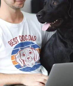 Men'S Ridiculously Soft Lightweight Graphic Tee | Best Dog Dad (V2)
