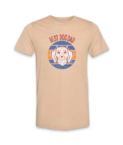 Men'S Ridiculously Soft Lightweight Graphic Tee | Best Dog Dad (V2)