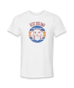 Men'S Ridiculously Soft Lightweight Graphic Tee | Best Dog Dad (V2)
