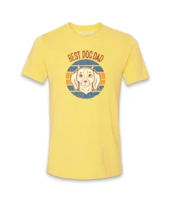 Men'S Ridiculously Soft Lightweight Graphic Tee | Best Dog Dad (V2)