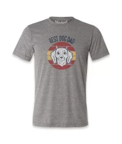 Men'S Ridiculously Soft Lightweight Graphic Tee | Best Dog Dad (V2)