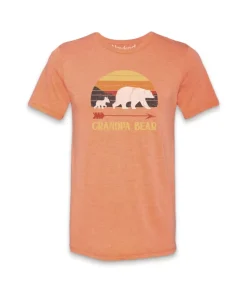 Men'S Ridiculously Soft Lightweight Graphic Tee | Grandpa Bear