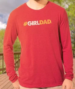 Men'S Ridiculously Soft Lightweight Long Sleeve Graphic Tee | #Girldad
