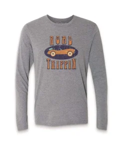 Men'S Ridiculously Soft Lightweight Long Sleeve Graphic Tee | Road Trippin
