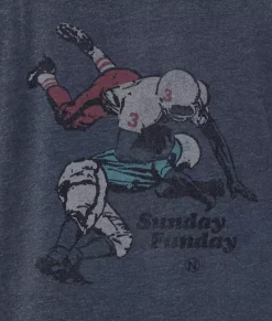 Men'S Ridiculously Soft Lightweight Long Sleeve Graphic Tee | Sunday Funday