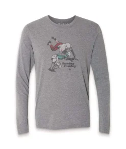 Men'S Ridiculously Soft Lightweight Long Sleeve Graphic Tee | Sunday Funday