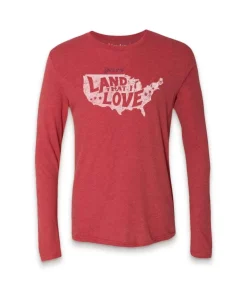 Men'S Ridiculously Soft Lightweight Long Sleeve Graphic Tee | Land That I Love
