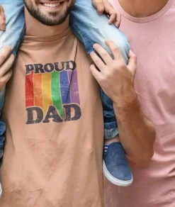 Men'S Ridiculously Soft Lightweight Graphic Tee | Proud Dad