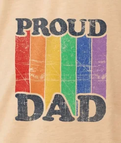 Men'S Ridiculously Soft Lightweight Graphic Tee | Proud Dad
