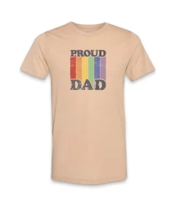 Men'S Ridiculously Soft Lightweight Graphic Tee | Proud Dad