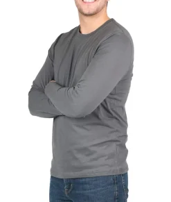 Men'S Ridiculously Soft Long Sleeve 100% Cotton T-Shirt