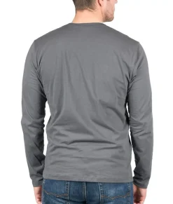 Men'S Ridiculously Soft Long Sleeve 100% Cotton T-Shirt