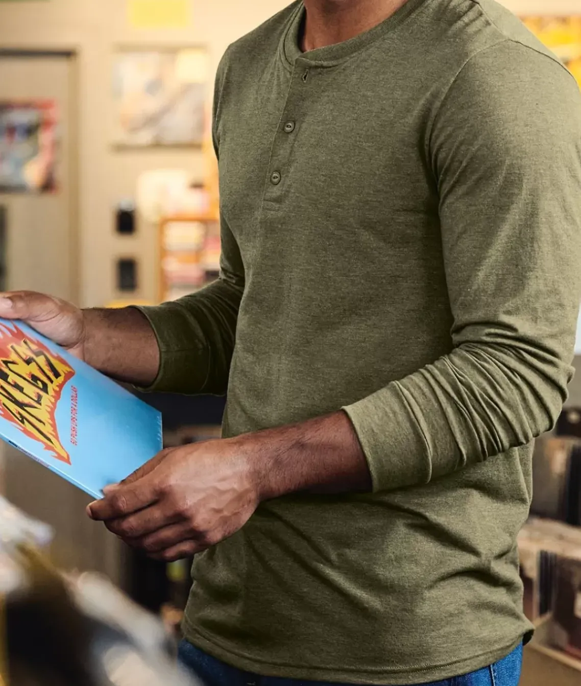 Men'S Ridiculously Soft Long Sleeve Henley