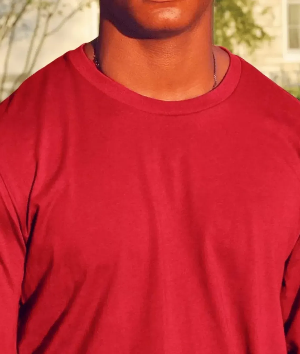 Men'S Ridiculously Soft Long Sleeve 100% Cotton T-Shirt