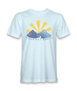 Men'S Ridiculously Soft Midweight Graphic Tee | Adventure Awaits