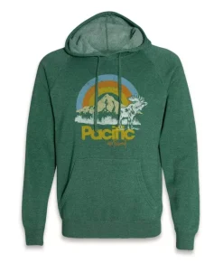 Men'S Ridiculously Soft Midweight Raglan Hooded Graphic Sweatshirt | Pacific Northwest