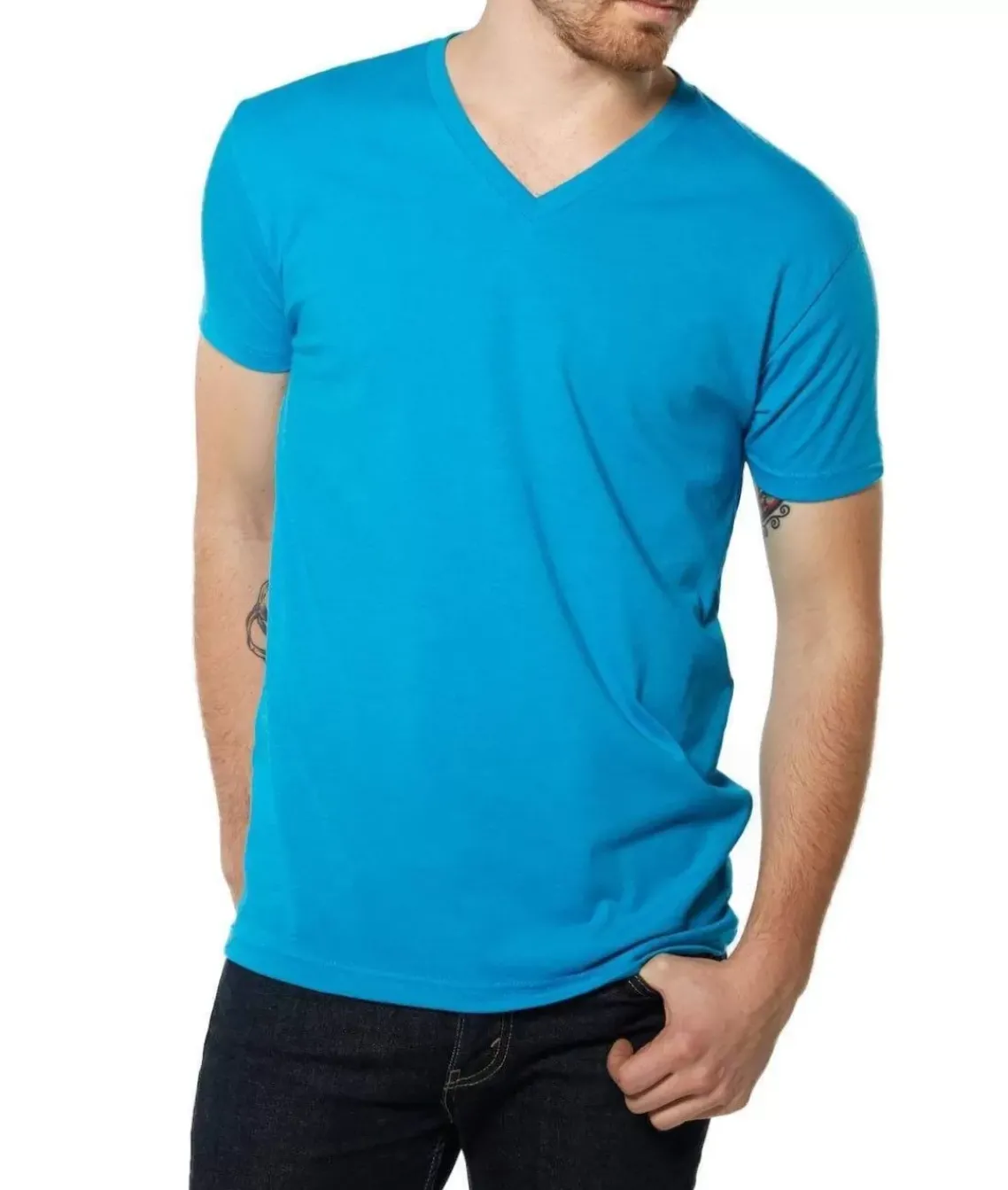Men'S Ridiculously Soft Midweight V-Neck