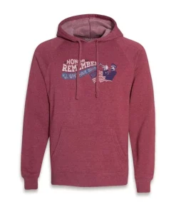 Men'S Ridiculously Soft Midweight Raglan Hooded Graphic Sweatshirt | Honor And Remember