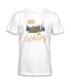 Men'S Ridiculously Soft Midweight Graphic Tee | Always Exploring