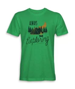 Men'S Ridiculously Soft Midweight Graphic Tee | Always Exploring