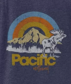 Men'S Ridiculously Soft Midweight Raglan Hooded Graphic Sweatshirt | Pacific Northwest