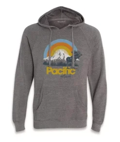 Men'S Ridiculously Soft Midweight Raglan Hooded Graphic Sweatshirt | Pacific Northwest
