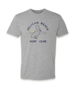 Men'S Ridiculously Soft Midweight Graphic Tee | Pelican Beach