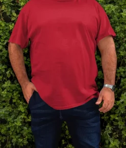 Men'S Ridiculously Soft Midweight Big Crew T-Shirt