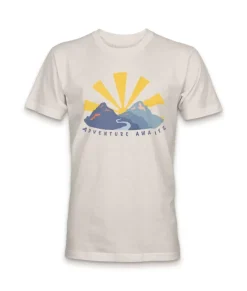 Men'S Ridiculously Soft Midweight Graphic Tee | Adventure Awaits