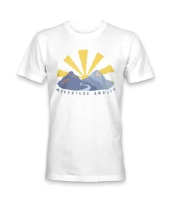 Men'S Ridiculously Soft Midweight Graphic Tee | Adventure Awaits