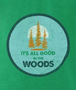 Men'S Ridiculously Soft Midweight Graphic Tee | All Good In The Woods