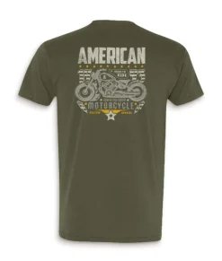 Men'S Ridiculously Soft Midweight Sueded Graphic Tee | American Motorcycles