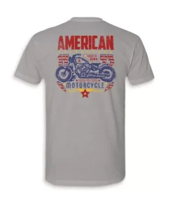 Men'S Ridiculously Soft Midweight Sueded Graphic Tee | American Motorcycles
