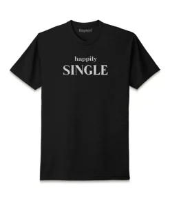 Men'S Ridiculously Soft Midweight Graphic T-Shirt | Happily Single