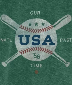 Men'S Ridiculously Soft Midweight Raglan Hooded Sweatshirt | Vintage Baseball Graphic