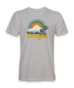 Men'S Ridiculously Soft Midweight Graphic Tee | Oregon